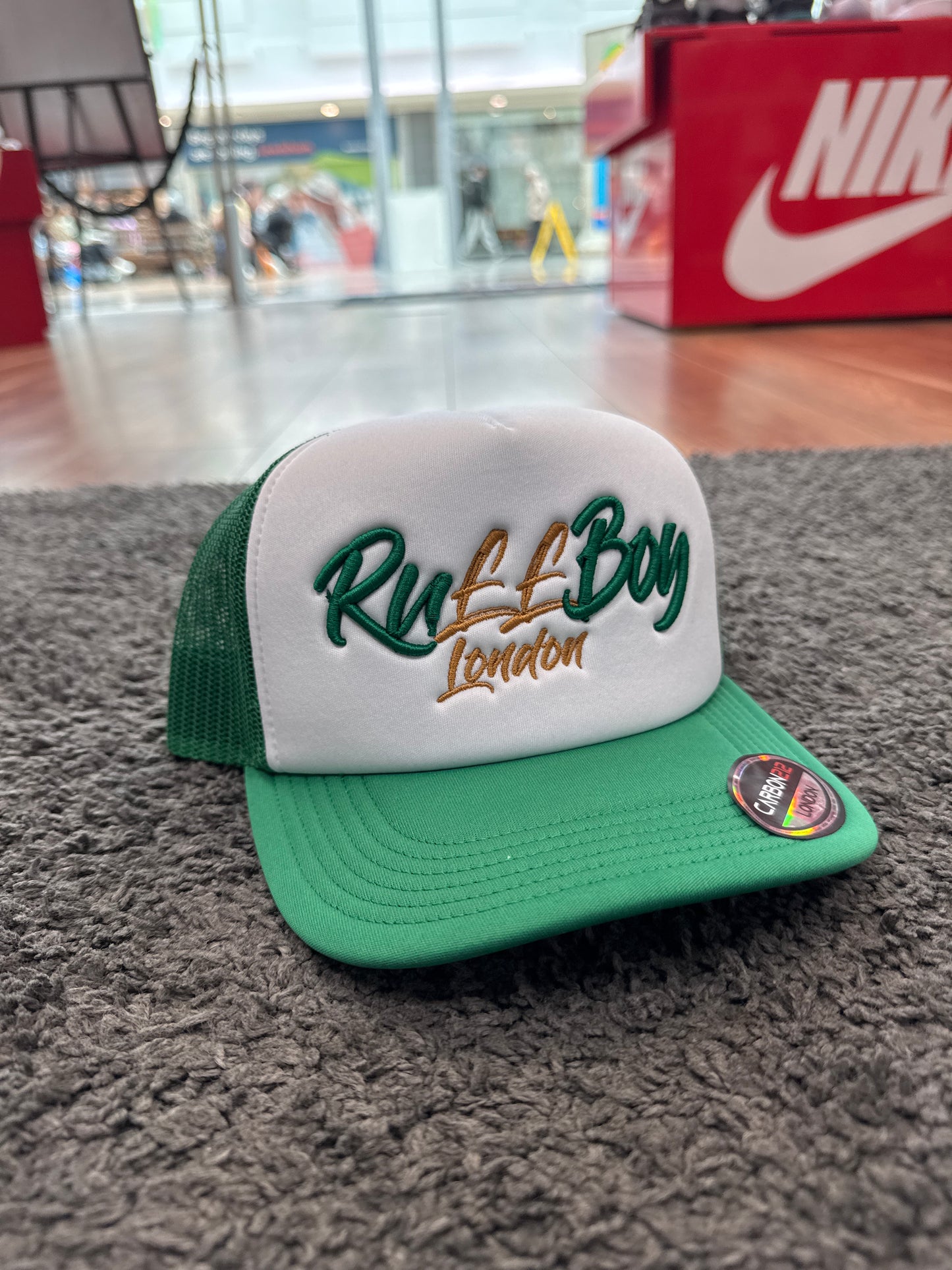 RUFFBOY London Green trucker
