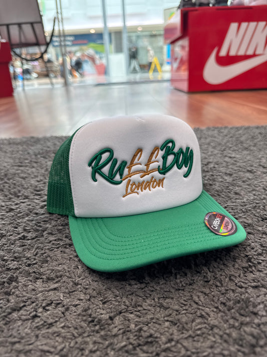 RUFFBOY London Green trucker