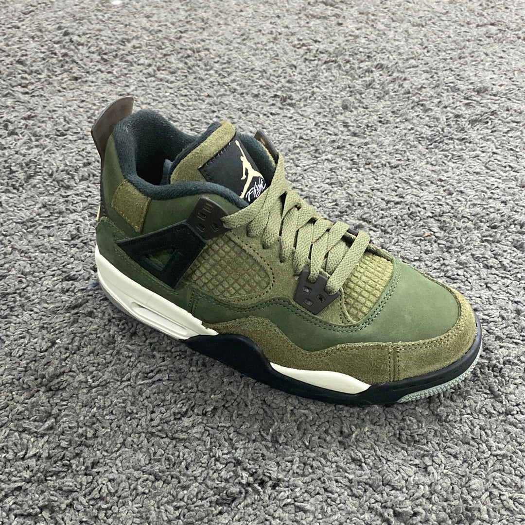 Air Jordan 4 GS Craft Olive