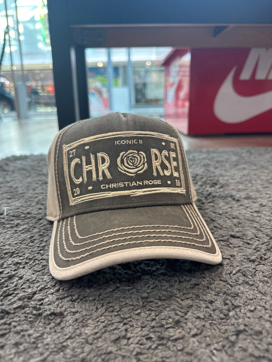 Christian Rose CR33 Mocha Trucker Cap