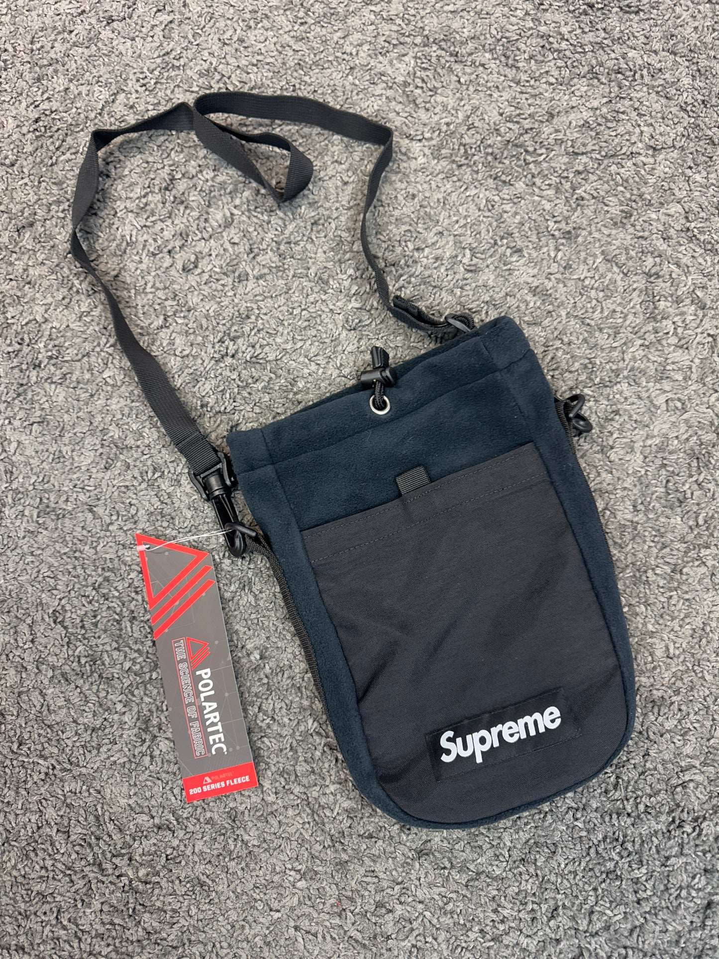 Supreme Bag Box Logo Black Fleece