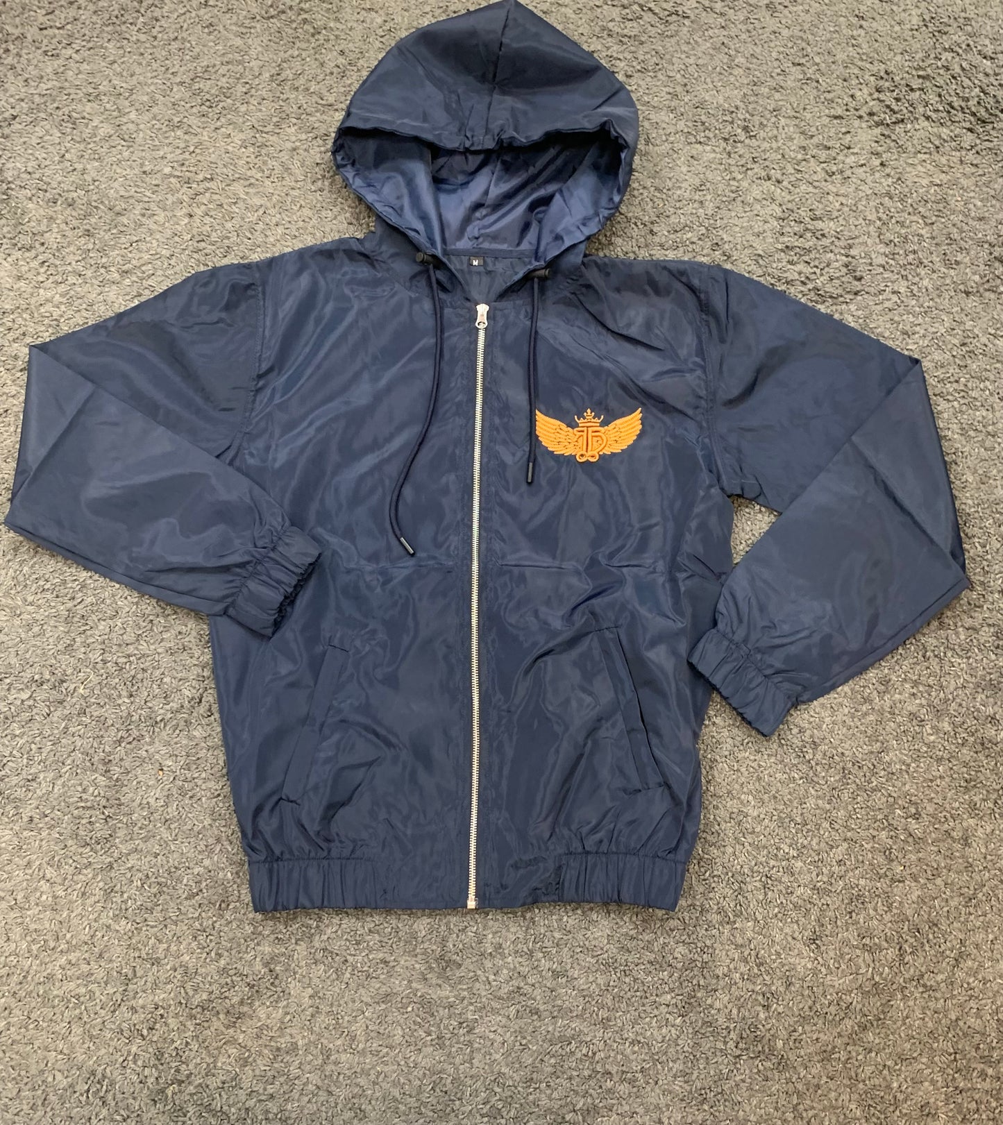 RuffBoy Windbreaker Navy and Gold