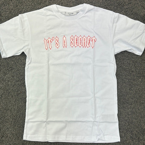 Trapstar Red White T-shirt (It’s a secret)