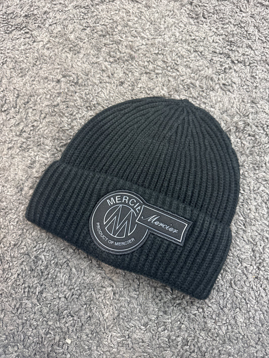 Mercier Black Badge Beanie Hat