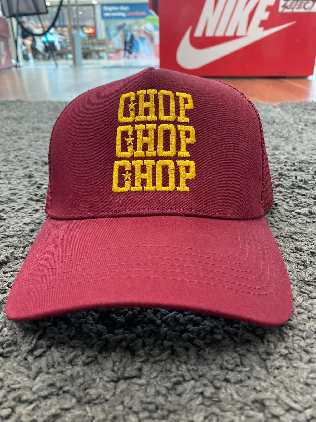 Chop Chop Maroon and Gold