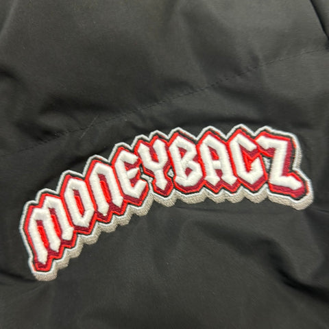 MoneyBagz Hooded Tracksuit Black Red Logo