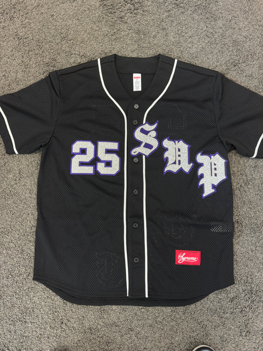 Supreme Baseball Jersey Black