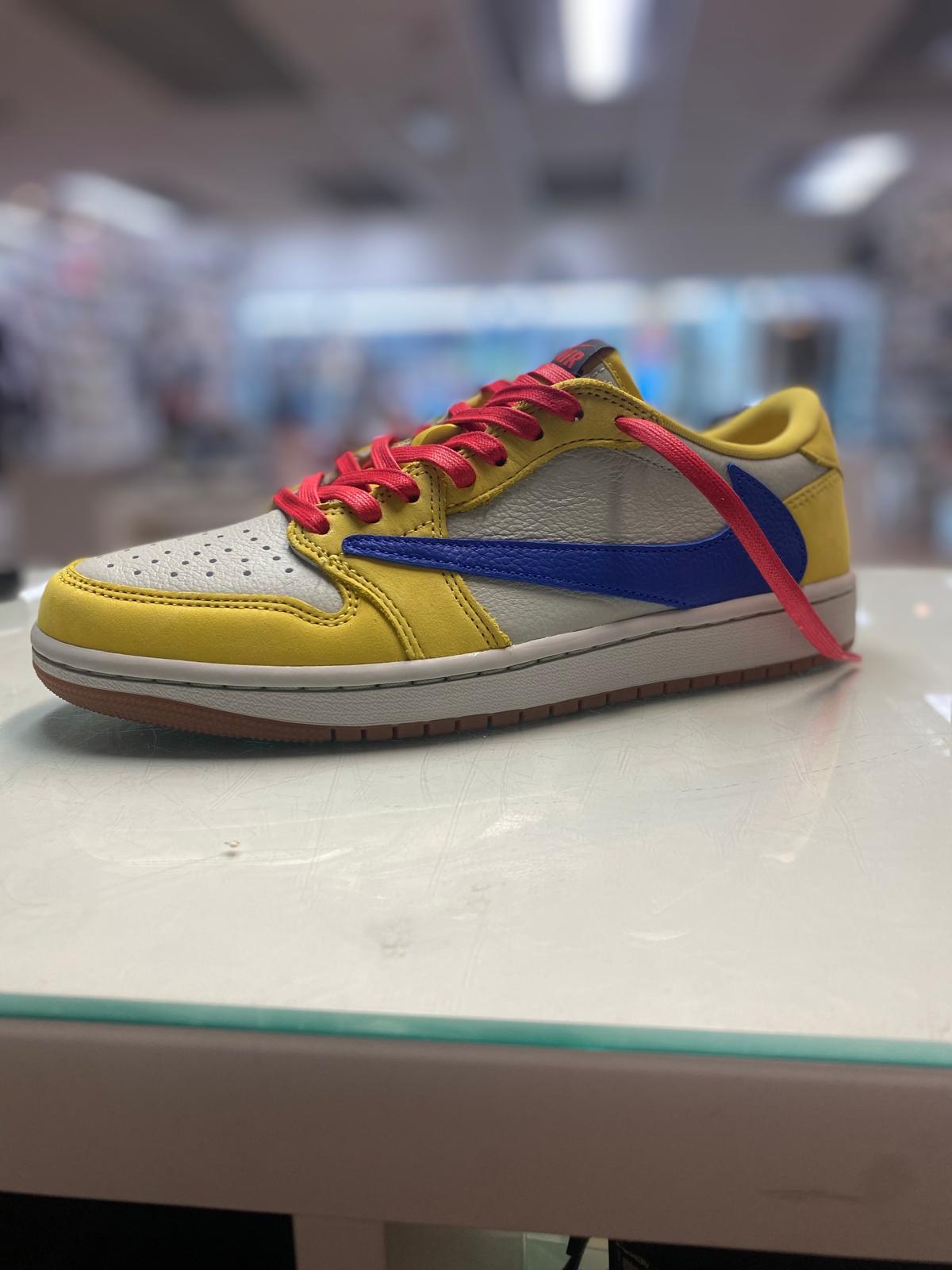 Jordan 1 low travis scott canary yellow