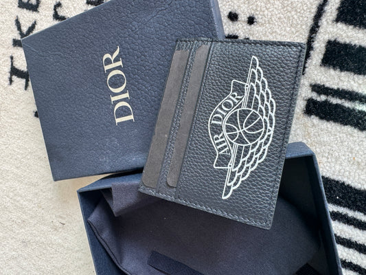 AIR Dior x Jordan Wings Card Holder Navy