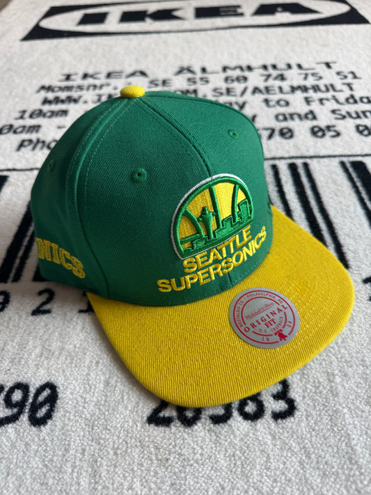 Mitchell & Ness Snapback Seattle Green