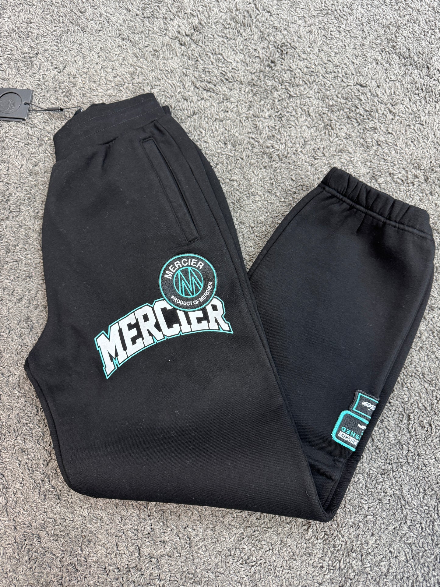 Mercier Black Origin Track Bottoms