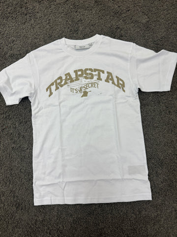 Trapstar White Cream Logo T-shirt
