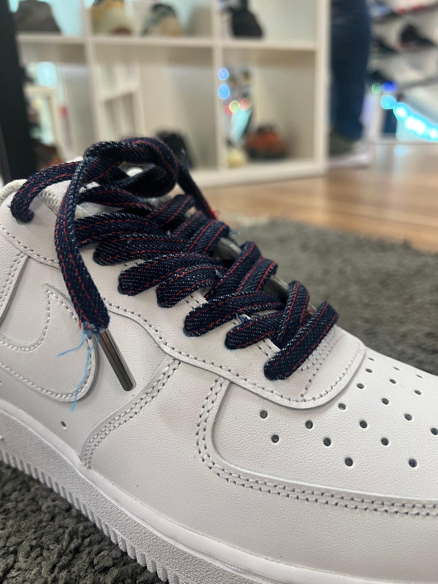 Nike Air Force 1 Custom Denim Lace