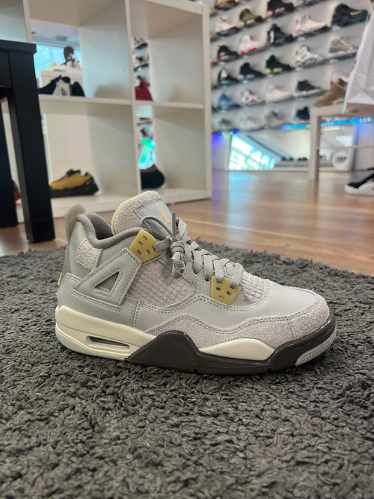 Air Jordan 4 GS Craft Grey