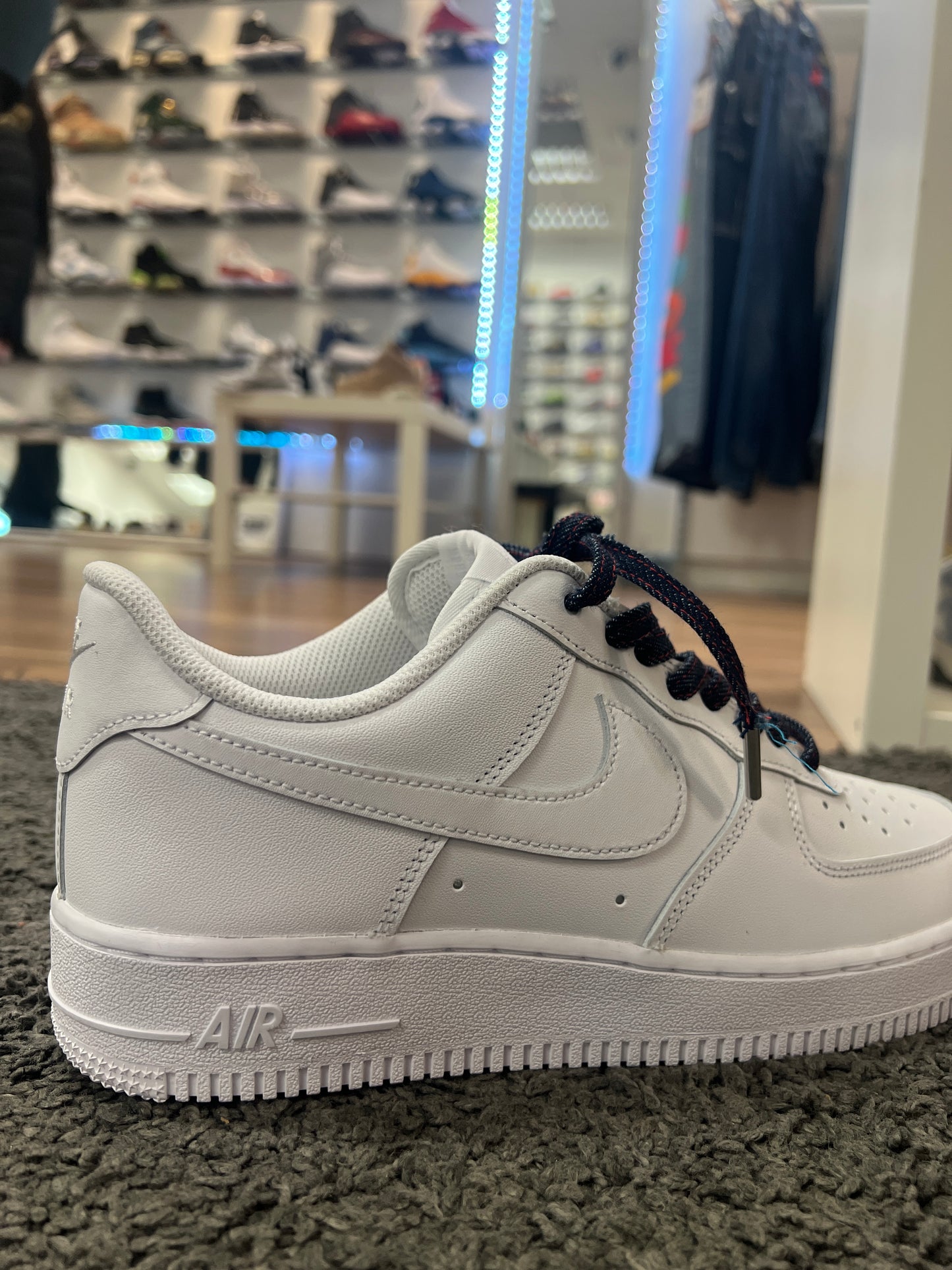 Nike Air Force 1 Custom Denim Lace
