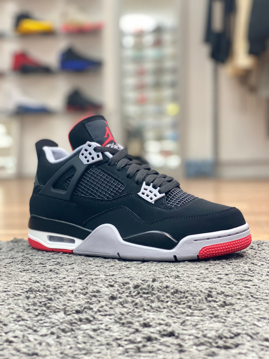 Air jordan 4 retro mens bred Clearance