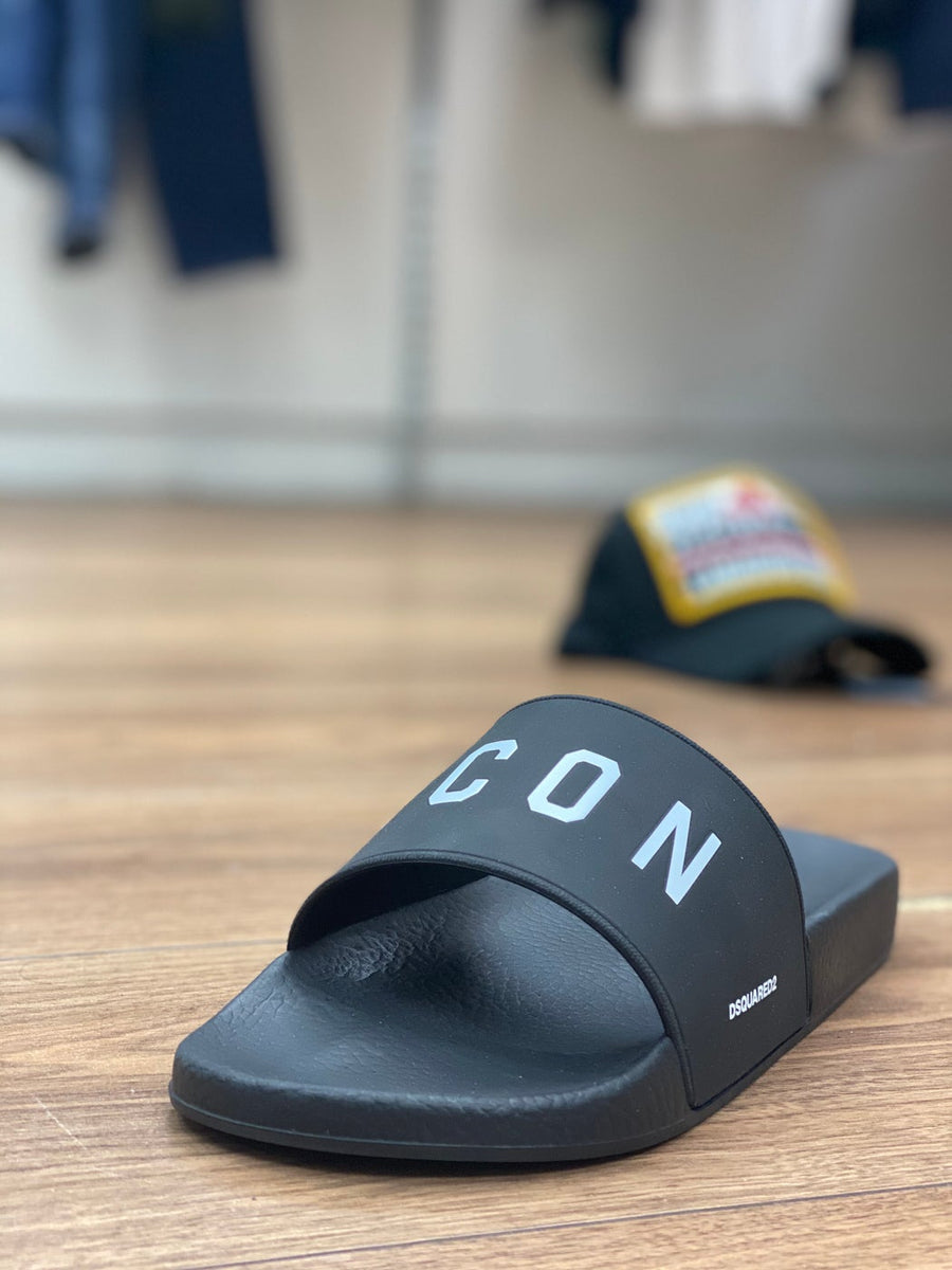Icon dsquared slippers hotsell