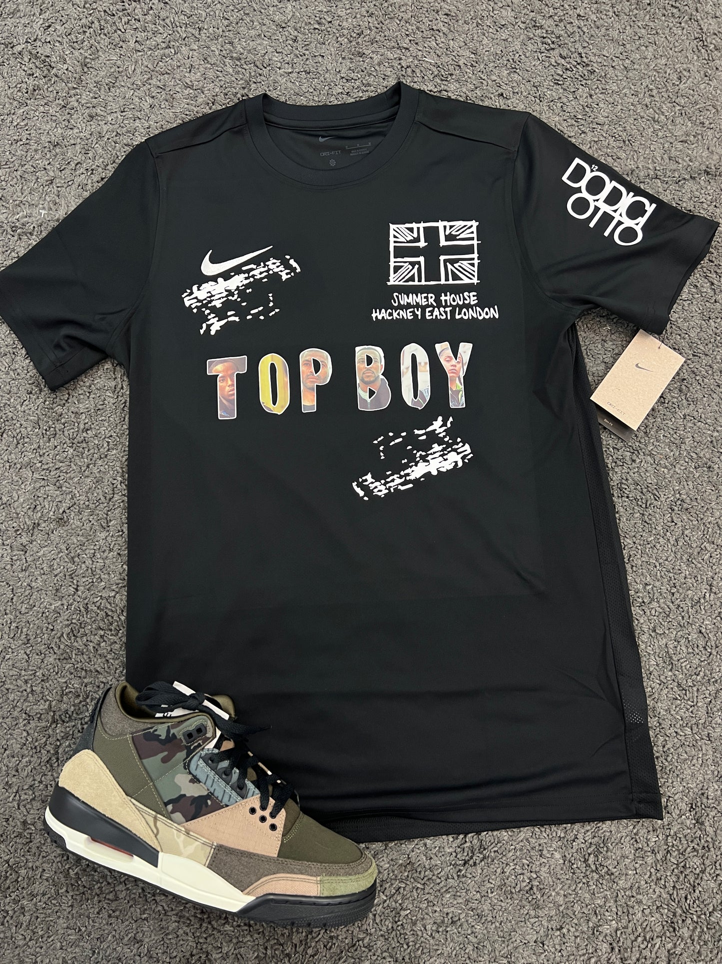Dodiciotto Top Boy T-shirt Black