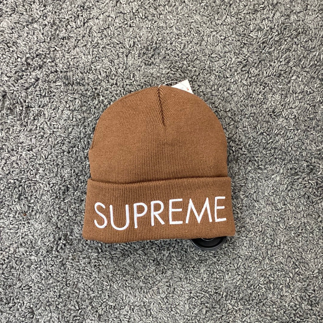 Supreme Brown Beanie
