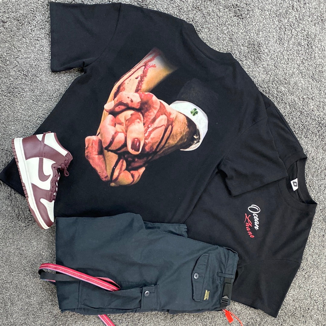 Ocean Lhane « Ride or Die» Black T-shirt