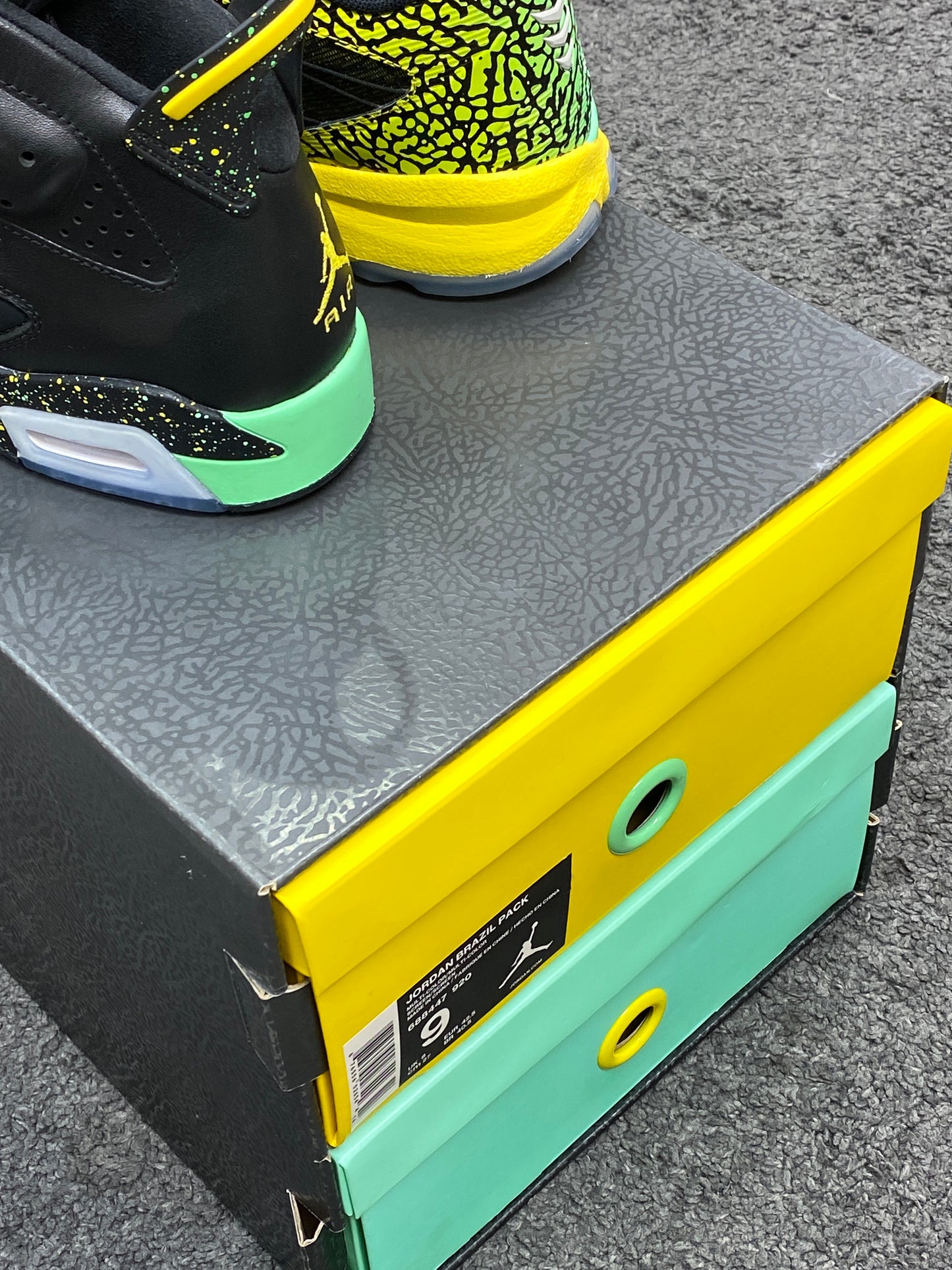 Air Jordan 6 Brazil World Cup Pack (AJ6 CP3 3)