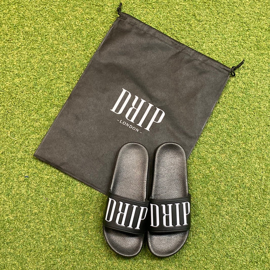 Drip London Black Slides