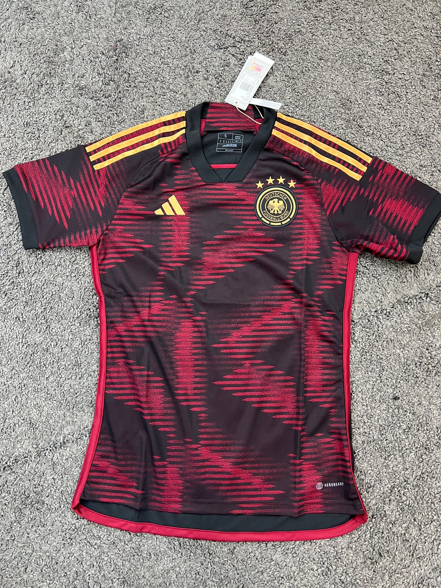 German Adidas Away short sleeve jersey