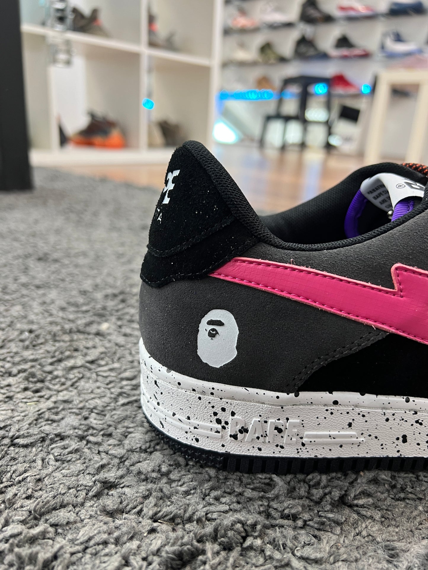 A BATHING APE BAPE STA #2 M2 Black Pink