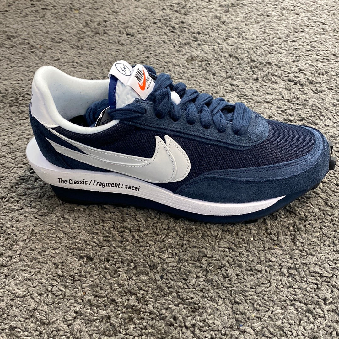 Fragment design x sacai x Nike LDWaffle Navy White Crep Select