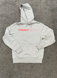 Trapstar Full Speed Hooded Tracksuit Grey and Red