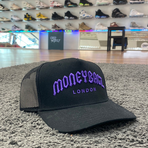 MoneyBagz Snapback Cap Black Purple