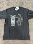 KAWS Warhol Uni Qlo Black Figure T-shirt