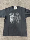 KAWS Warhol Uni Qlo Black Figure T-shirt