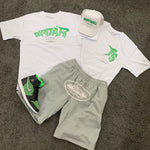Trapstar White Green T-shirt