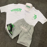 Trapstar White Green T-shirt