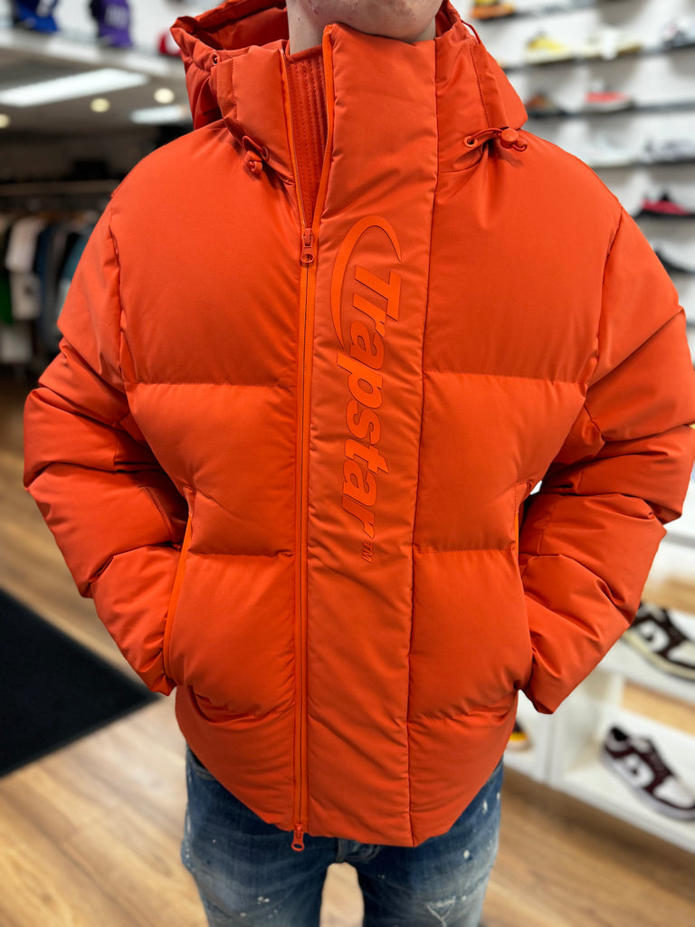 Trapstar Hyperdrive Technical Puffer Jacket Orange Crep Select