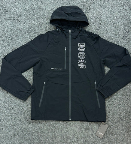 Mercier Windbreaker Jacket Black