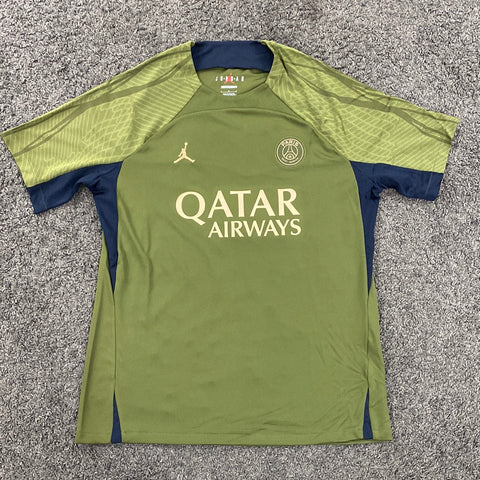 Air Jordan x PSG Football T-shirt Khaki