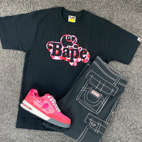 A BATHING APE Back & PInk