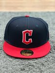 New Era 59Fifty ‘C’ Fitted Cap Navy and Red