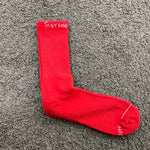 Supreme Red Logo Socks