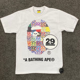 A BATHING APE white T-shirt