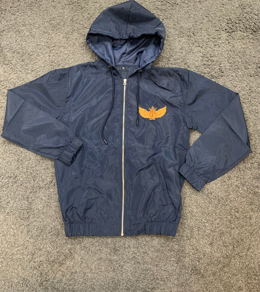 RuffBoy Windbreaker Navy and Gold