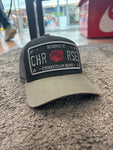 MChristian Rose CR019 Black Grey Red Trucker Cap