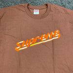 Supreme brown orange T-shirt