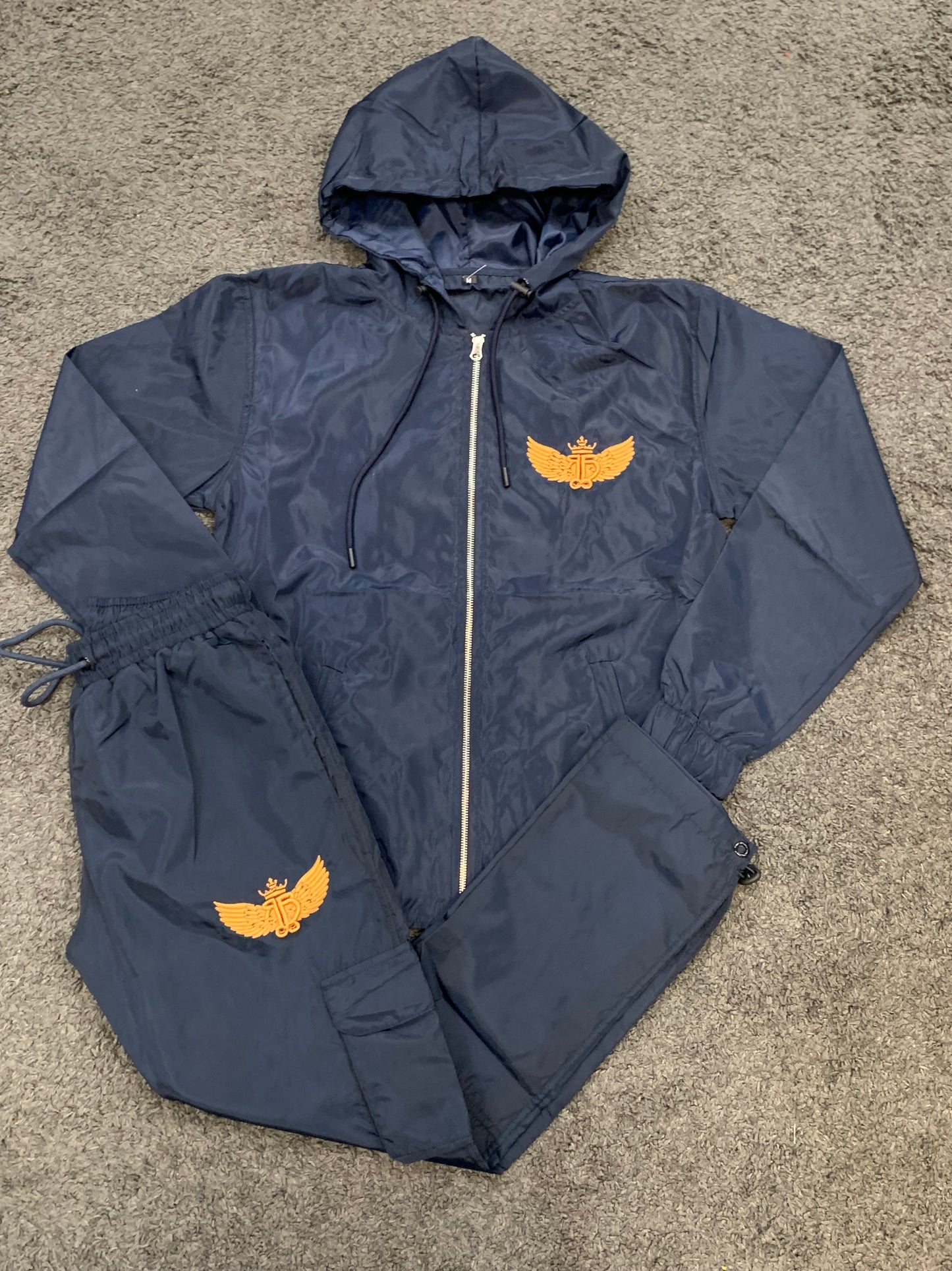 RuffBoy London Navy Blue and Gold Tracksuit