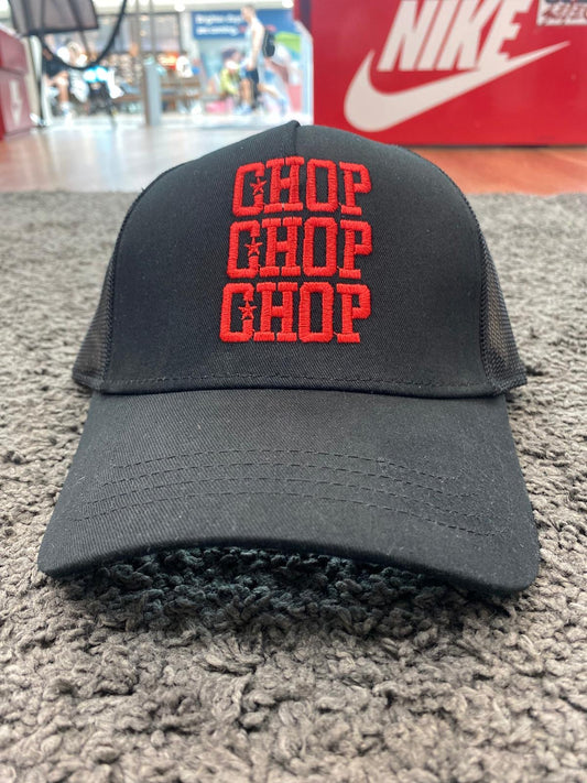 Chop Chop Cap Red and Black