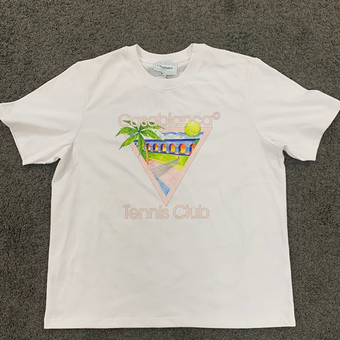Casablanca Tennis Club white T-shirt