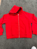 Carsicko London Red Zip Hoodie