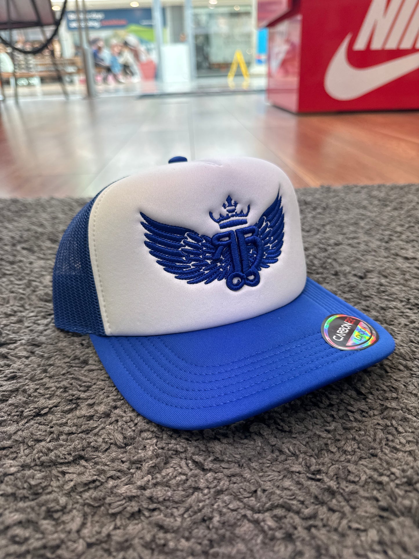 RUFFBOY London blue wings trucker